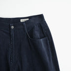 SUMI/INDIGO CORDUROY ASHLEY PANTS #INDIGO [N0059]