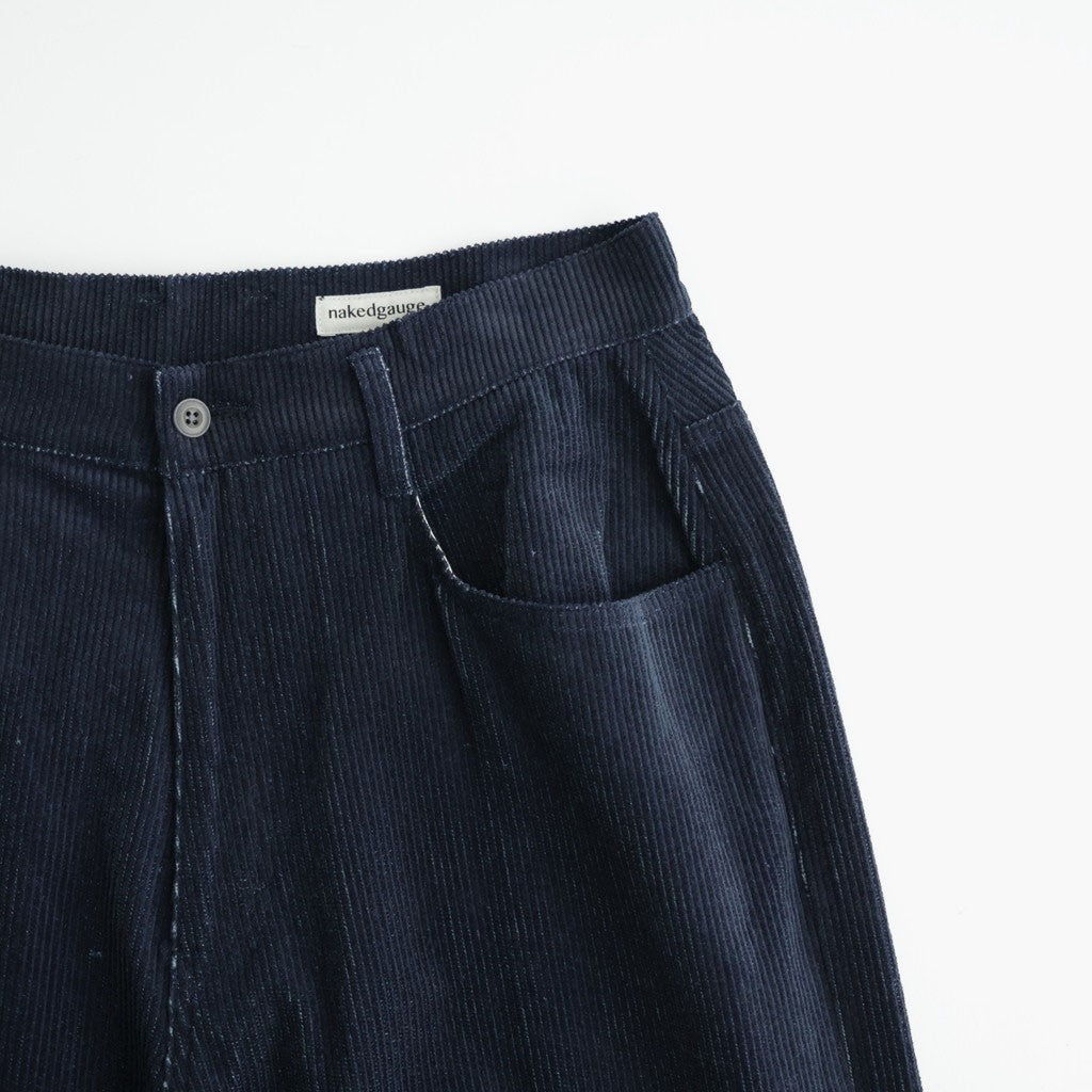 SUMI/INDIGO CORDUROY ASHLEY PANTS #INDIGO [N0059]