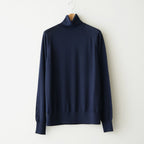 High Turtle Neck #NAVY [I26AW-K2]