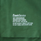 N/C GROSGRAIN MOUNTAIN PARKA #GREEN [FSC253-20171]