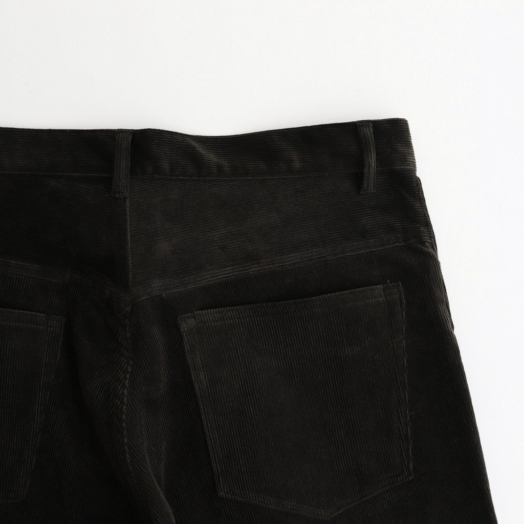 FINX CORDUROY PANTS #DARK BROWN [A24AP01FC] - ciacura 三重県四日市