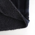 FLANNEL CHECK REVERSIBLE VEST #BLACK [FSC253-30128]