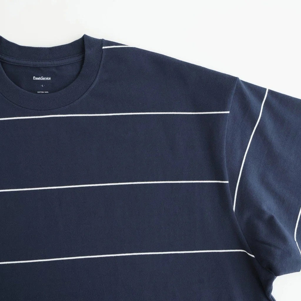 PIN BORDER S/S TEE #NAVY×WHITE [FSC263-70090]