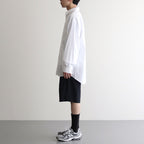 TRAVEL NYLON WIDE EASY SHORTS #BLACK [PRAGGM0200]