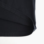 綿天竺 製品プリント S/S Tシャツ #BLACK [HQ-T101-051]