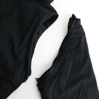 DETACHABLE MILYTARY BLOUSON #BLACK [YK24FW0767B]