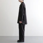 SIDOGRAS Cotton Herringbone Flannel Sleeping Shirt #BLACK [GM254-50044]