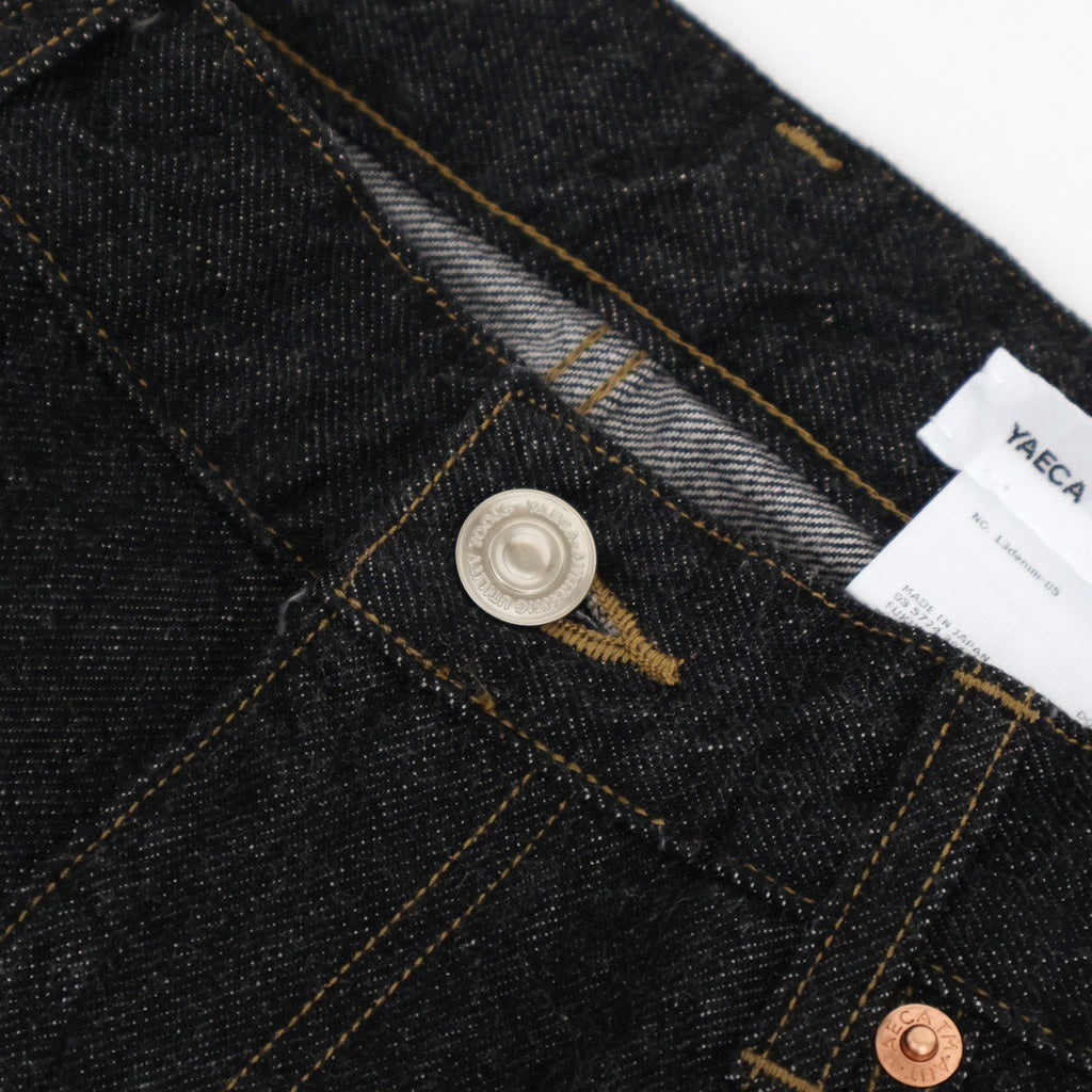 DENIM PANTS - WIDE STRAIGHT #black [13-13B]