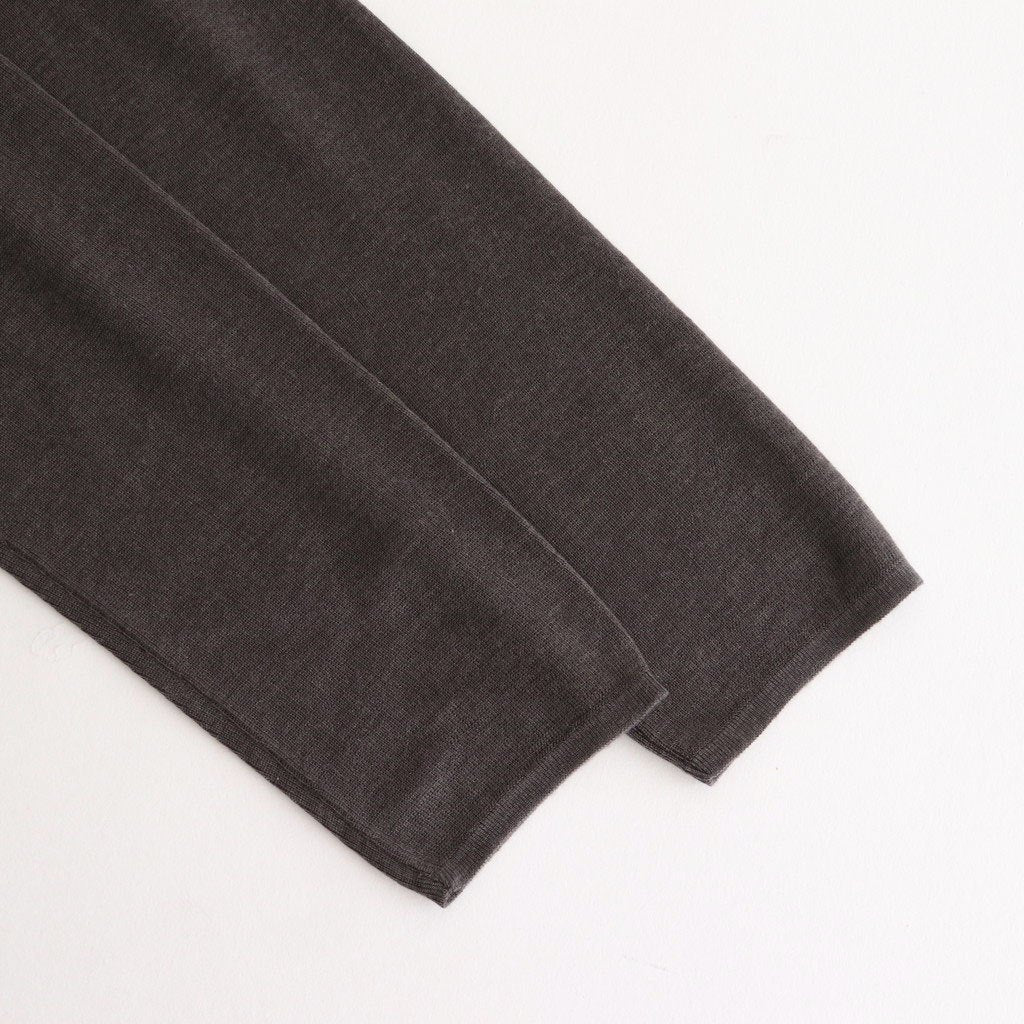 TENCEL SILK CIRCULER RIB TURTLENECK SWEATER #CHARCOAL GRAY(004) [KRAGGW0703]