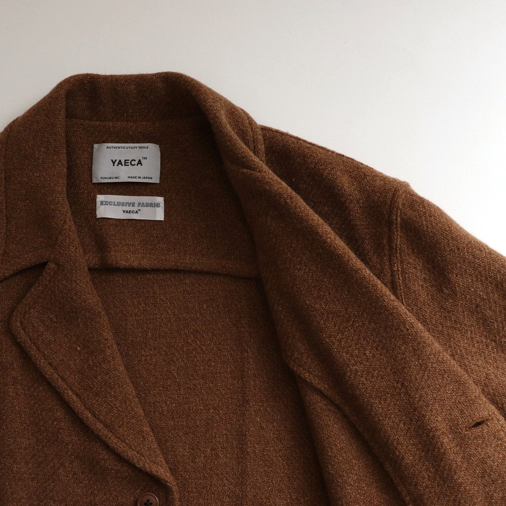 3B JACKET #brown tweed [14351]