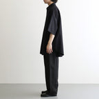 Oxford S/S Oversized B.D Shirt #BLACK [GM261-50025B]