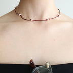 Cord Pearl Choker #BUG [12510910]
