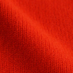 EXTRA FINE WOOL WARM KNIT CREW NECK LS #ORANGE [ST.988]
