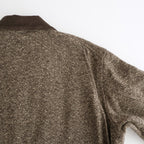 HOMESPUN TWEED ZIP BLOUSON #BROWN [A25AB01HT]