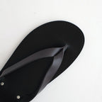 Leather Thong Sandals #D/BRN [12611018]