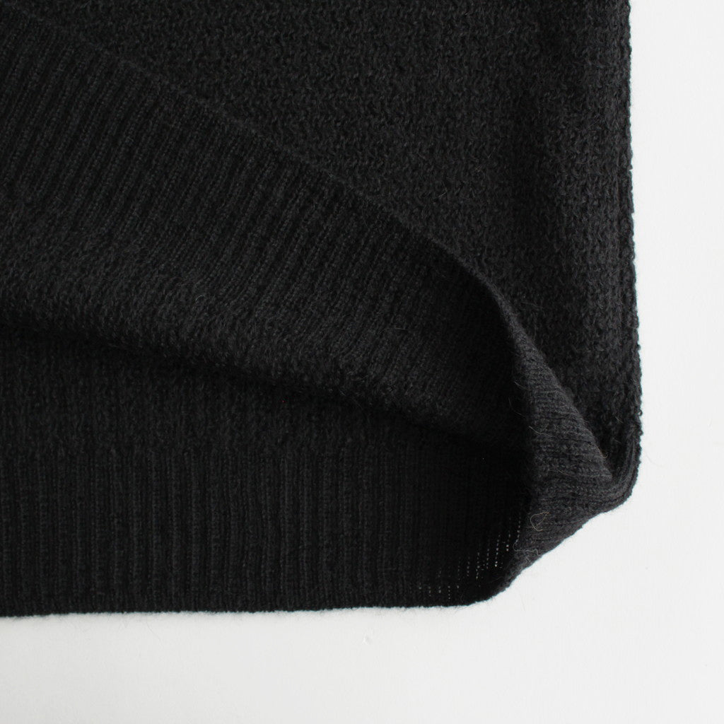 MINCA BABY ‘CUDDLE’ SWEATER #BLACK [NG23W-01SW01C]