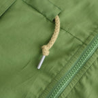 SUPER FINE COTTON LAWN HOODED BLOUSON #DUSTY GREEN [A26SB01CL]