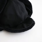 DRY WOOL BOMBER CAP #BLACK [NO.301382]