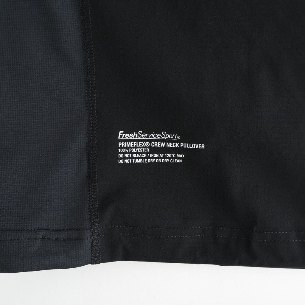 PRIMEFLEX CREW NECK PULLOVER #BLACK [FSS263-70130]