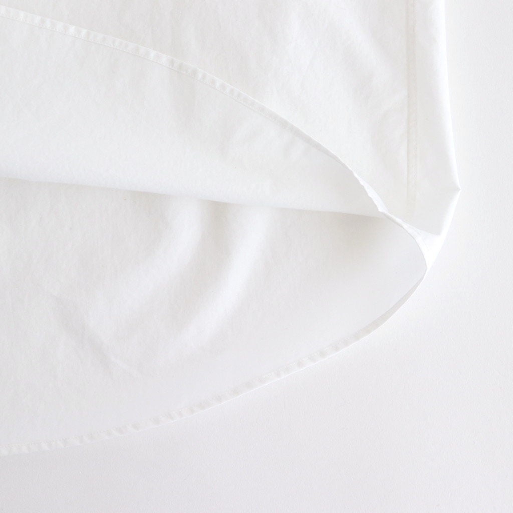 FHFSSH - コットン・ ポリコア タイプライター 半袖シャツ #01 Off White [SN_FR0405SH]