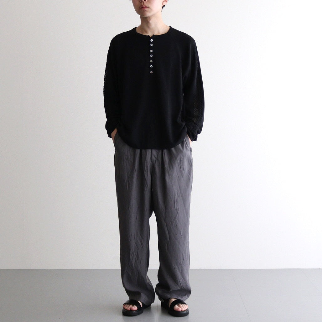 CUPRO EASY PANTS #GRAY [YK25SS0942P]