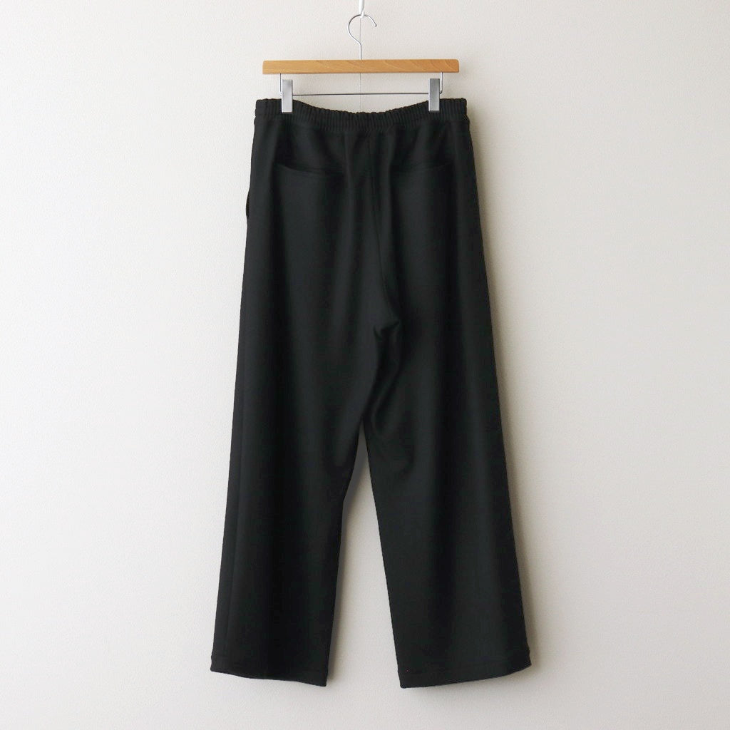 Wool Smooth Flannel Easy Wide Pants #BLACK [GM244-40011]