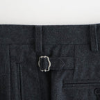 ウールフラノトラウザーズ #CHACOAL [HP-P035-051]