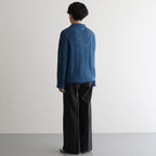 SILK MOHAIR SKIPPER SWEATER #PEACOCK [YK25SS0955S]