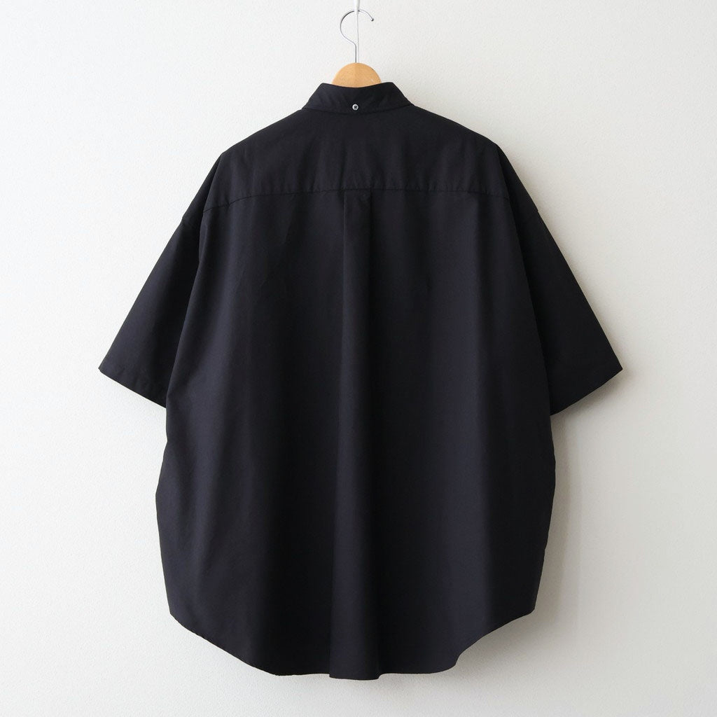 Oxford S/S Oversized B.D Shirt #BLACK [GM261-50025B]