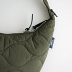 ナイロンリップストップキルティング ショルダーバッグ #KHAKI [HR-K205-051]