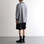 Narrow Border L/S Tee #NAVY×WHITE [GU251-70117B]