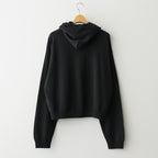 HIGH TWIST LIGHT SWEAT ZIP PARKA #INK BLACK [A26SP01MU]