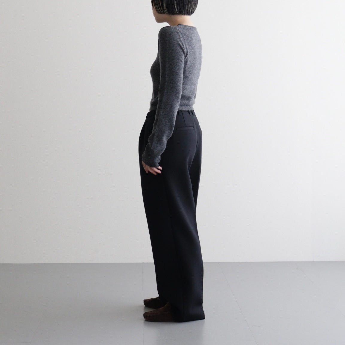 Cashmere Compact Cardigan #C/GRY [12520509]