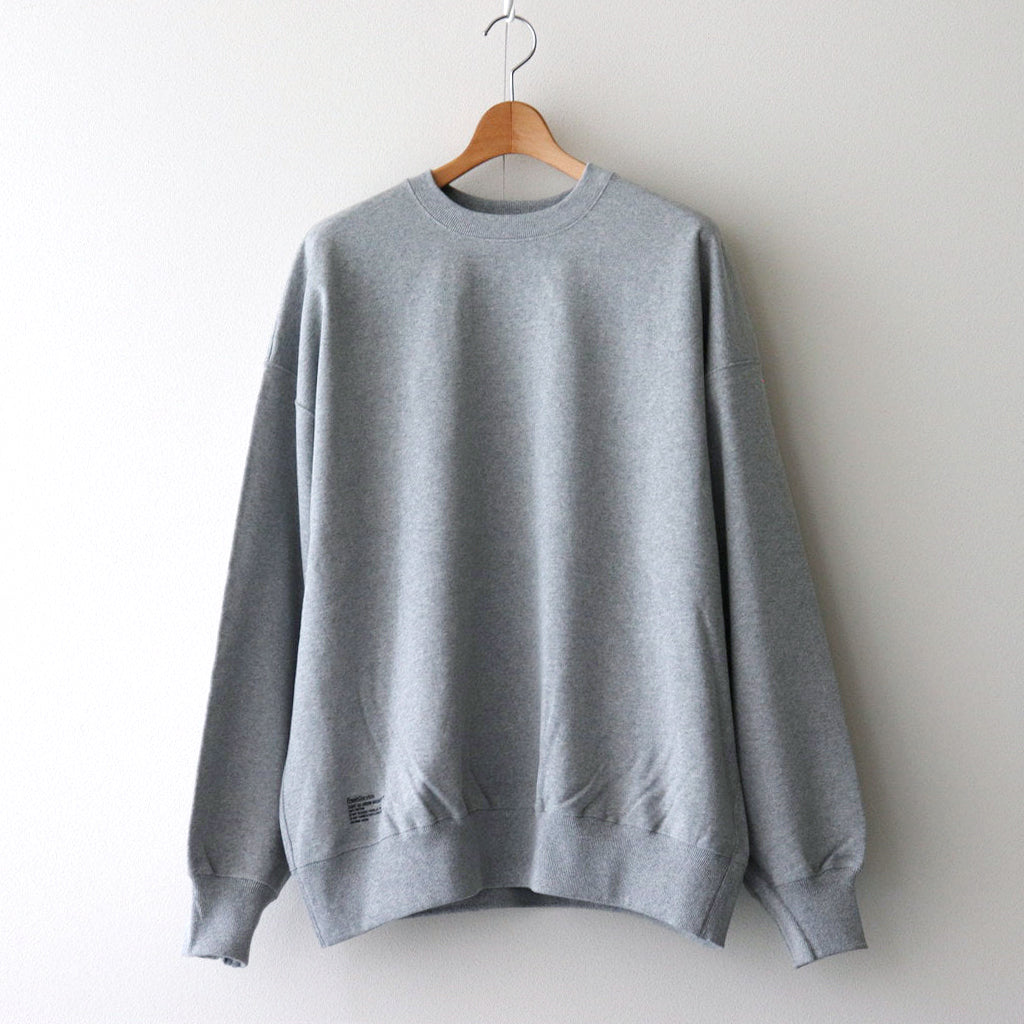 LIGHT OZ CREW NECK SWEAT #H.GRAY [FSC243-70160B]