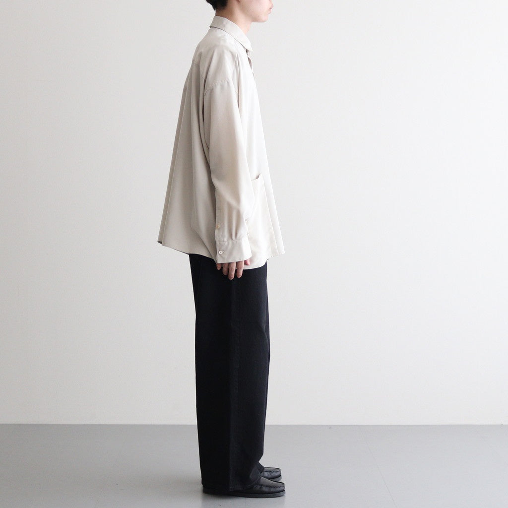 コードポケットロングSLシャツ-P #IVORY [D224-T781-P]