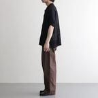 Rib Knit Sheer Shirt #BLACK [YK26SS01250S]