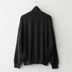 SUPER HIGH GAUGE SWEAT ZIP BLOUSON #INK BLACK [A25AB01CU]