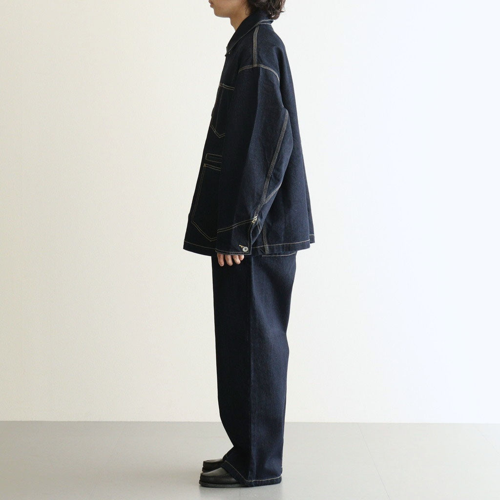 CORPORATE DENIM EASY PANTS #ONE WASH [FSC263-40153OB]