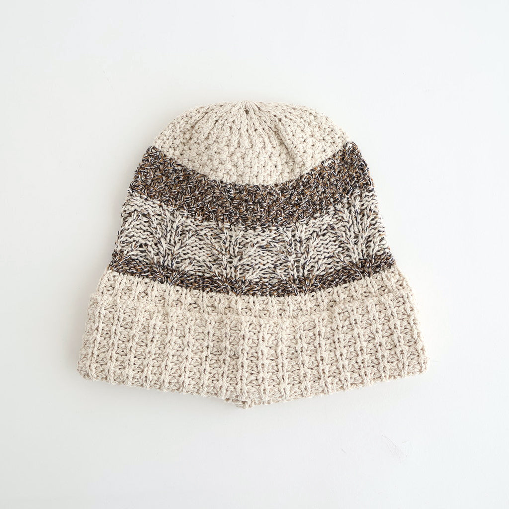 Vanda Knit Hat #Ivory Mix [N-1505]