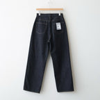 DENIM PANTS - EX WIDE STRAIGHT #black [14-13B]