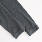 NTSNT - シルキーテンセル・ベアフライス タートルネックカットソー #90 Grey mix [SN_NC0202TN]