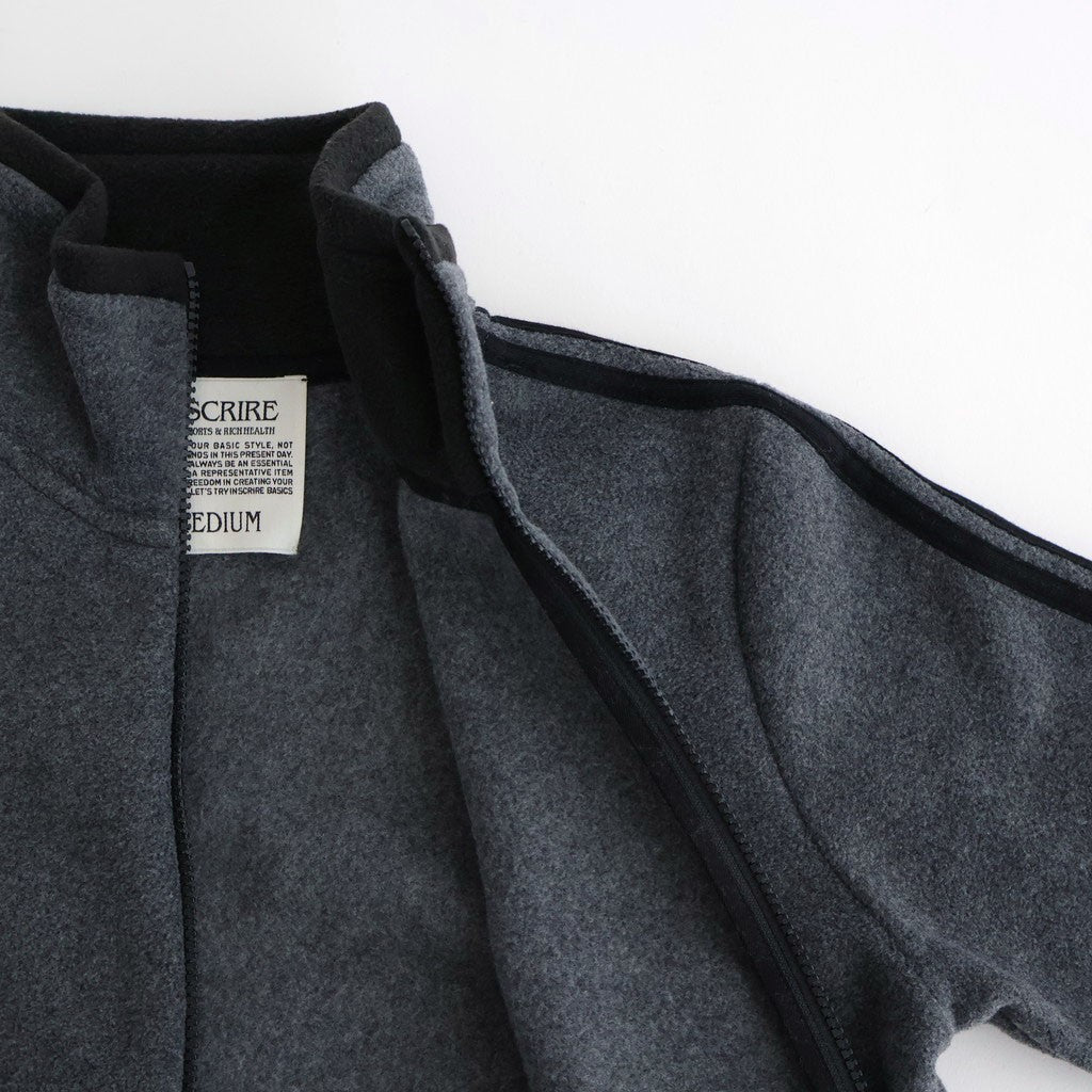 Fleece Tight Fit Track Jacket #DK.GREY [I25AW-BC119]