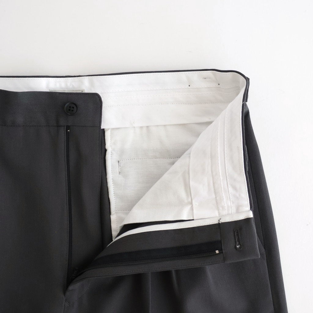 3pleated Wide-leg Trousers #CHARCOAL [YK26SS01170P]