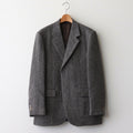 LAMA SHETLAND WOOL TWEED OVER JACKET #KHAKI TWEED [A24AJ06LS]