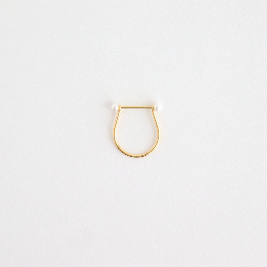 Skinny Pearl Ring #GLD [12510908]
