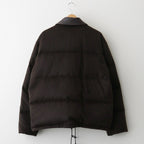 BABY CAMEL FLANNEL DOWN BLOUSON #DARK BROWN [A25AB02BF]