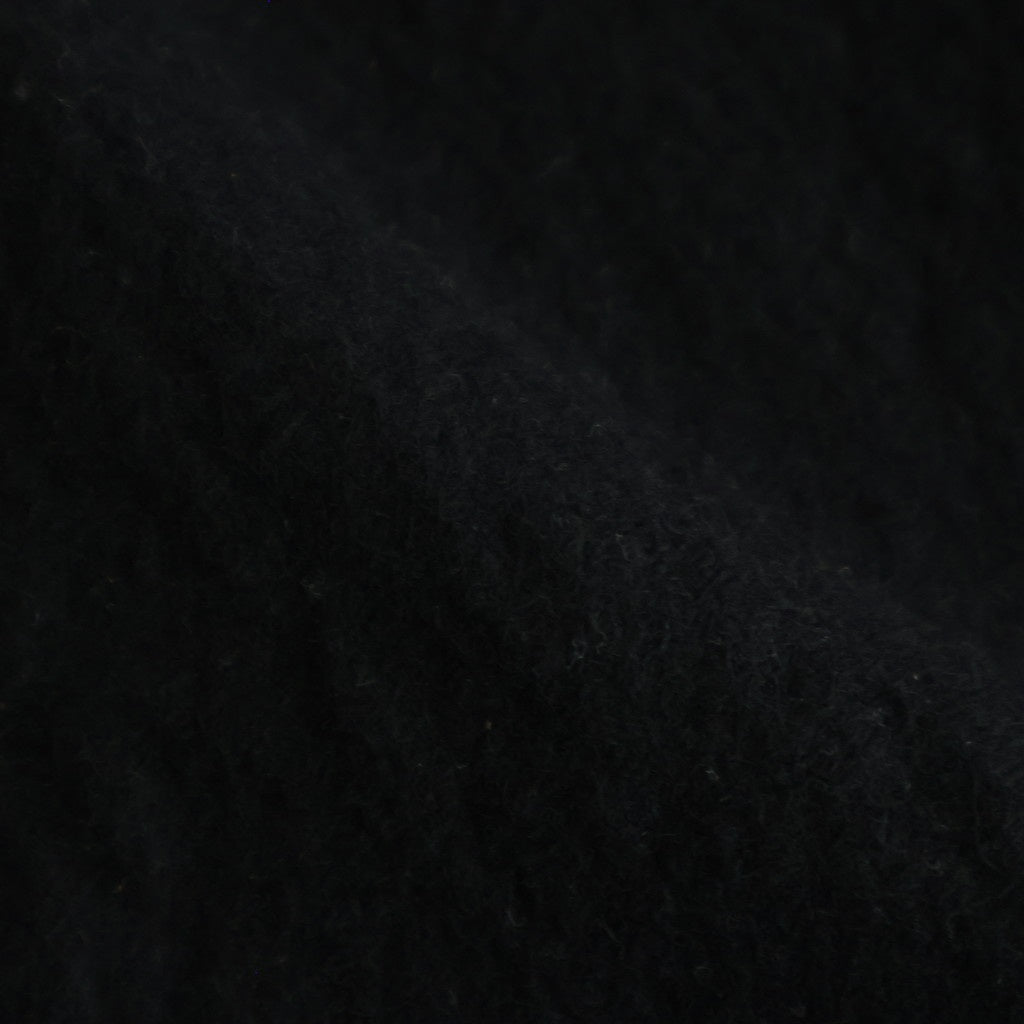 ウールサージ 製品縮絨コート #BLACK [HP-C101-051]