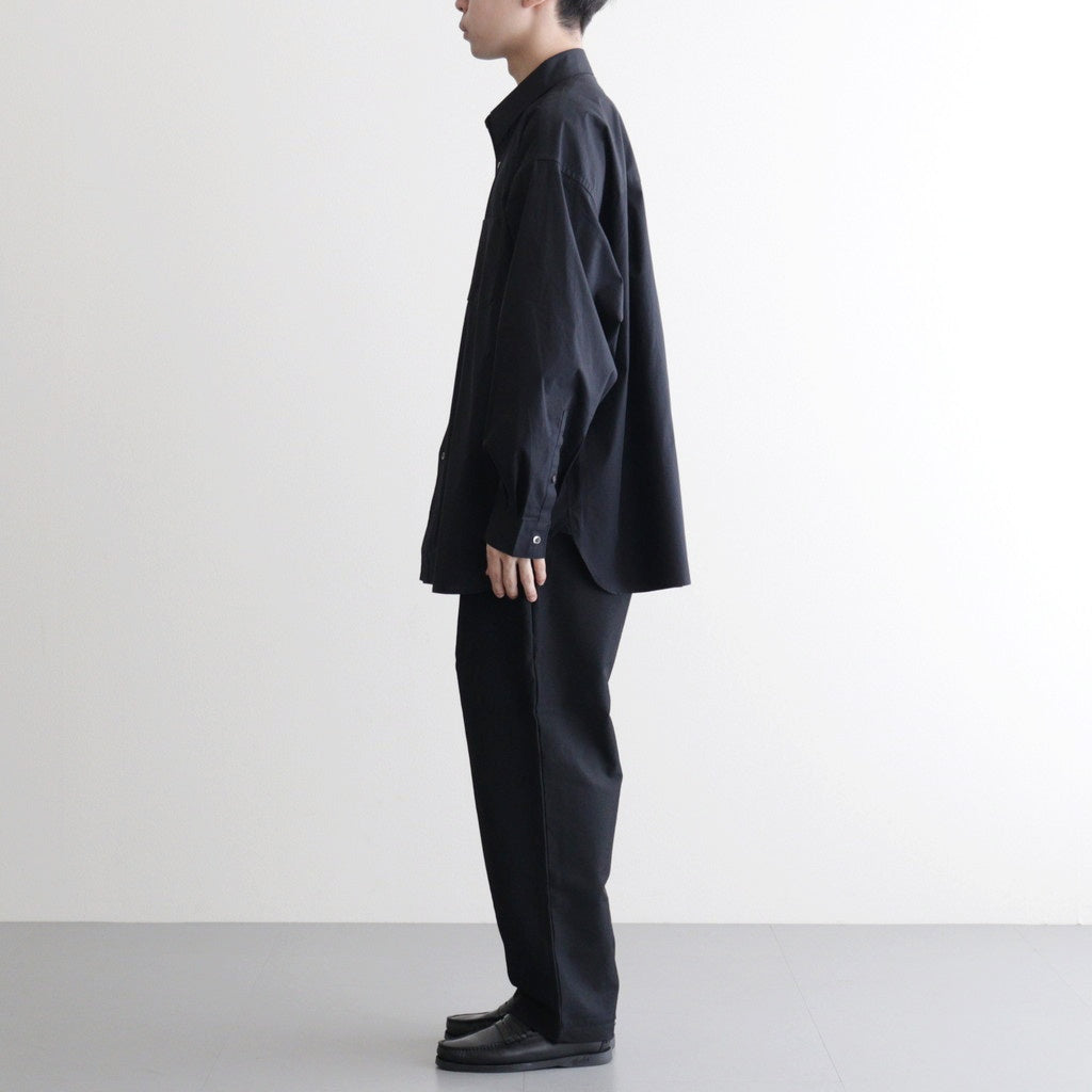 CORPORATE UNIFORM L/S SHIRT #BLACK [FSC254-50021B]