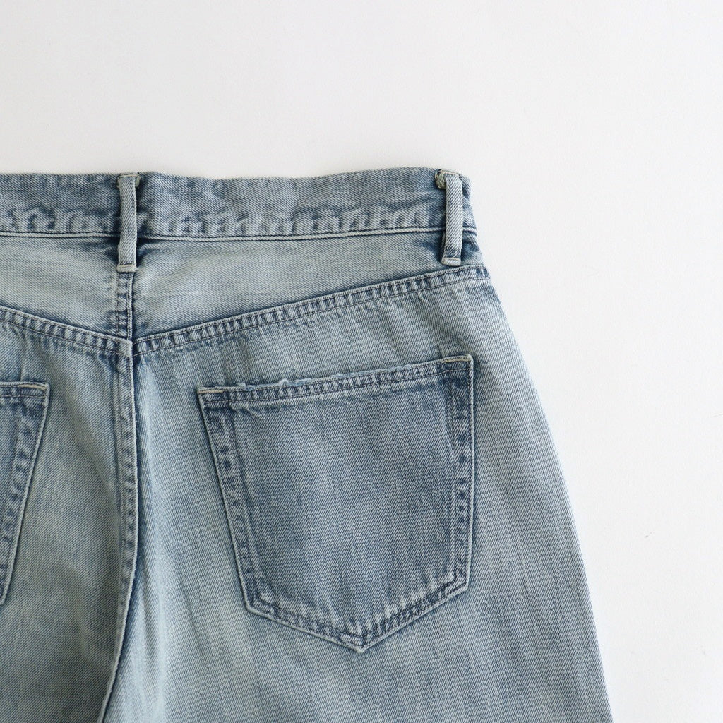 FADED SELVEDGE LIGHT DENIM PANTS #LIGHT INDIGO [A26SP05DE]