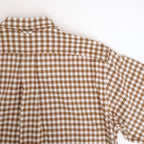 ボタンシャツ ワイド Button Shirt – Wide #BROWN-CH [11052102]